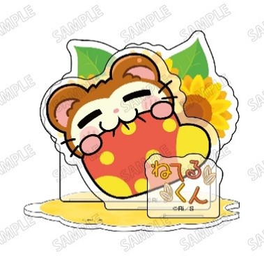 とっとこハム太郎_描き起こしミニアクリルジオラマ?ねてるくん