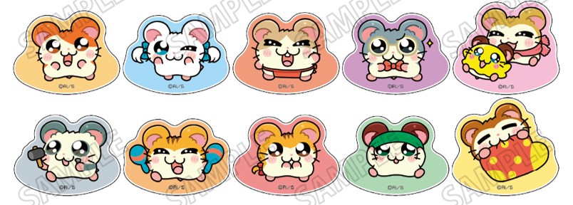 とっとこハム太郎_描き起こしゆらゆらアクリルブロックコレクション【BOX／10個入り】【コンプリートBOX】