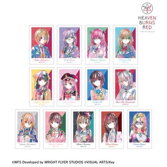 ヘブンバーンズレッド_She is Legendトレーディンググリッター缶バッジ