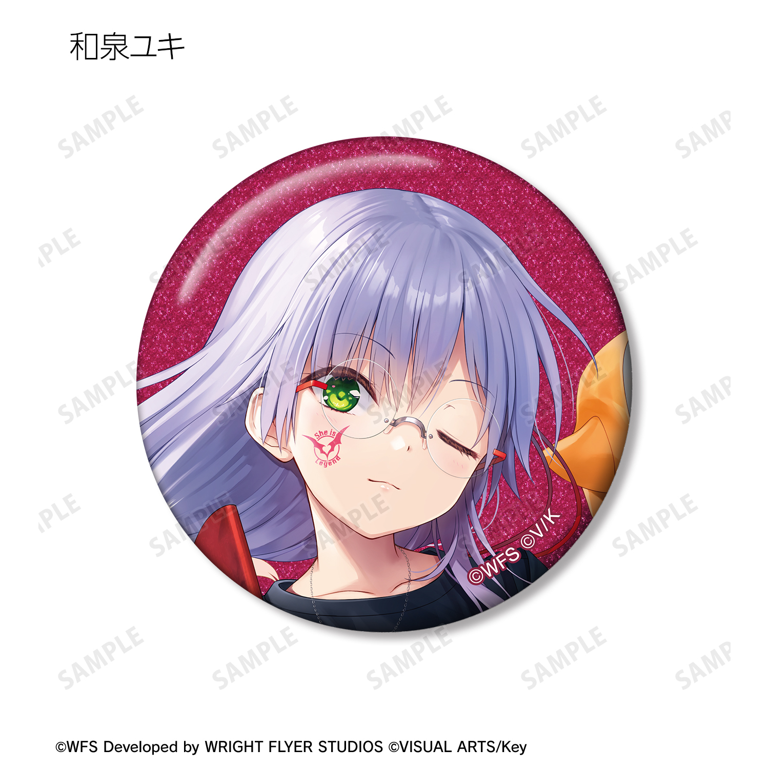 ヘブンバーンズレッド_She is Legendトレーディンググリッター缶