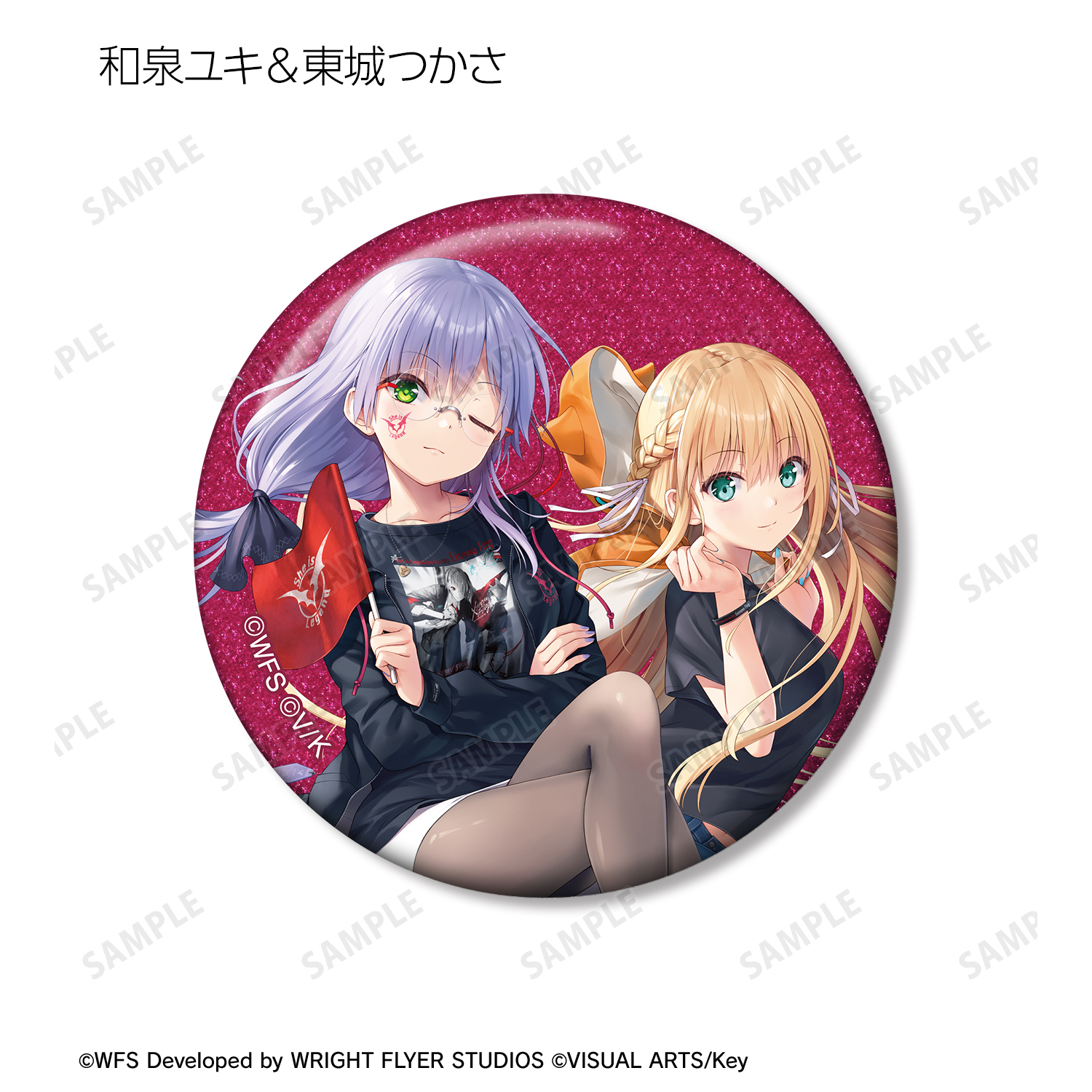 ヘブンバーンズレッド_She is Legendトレーディンググリッター缶