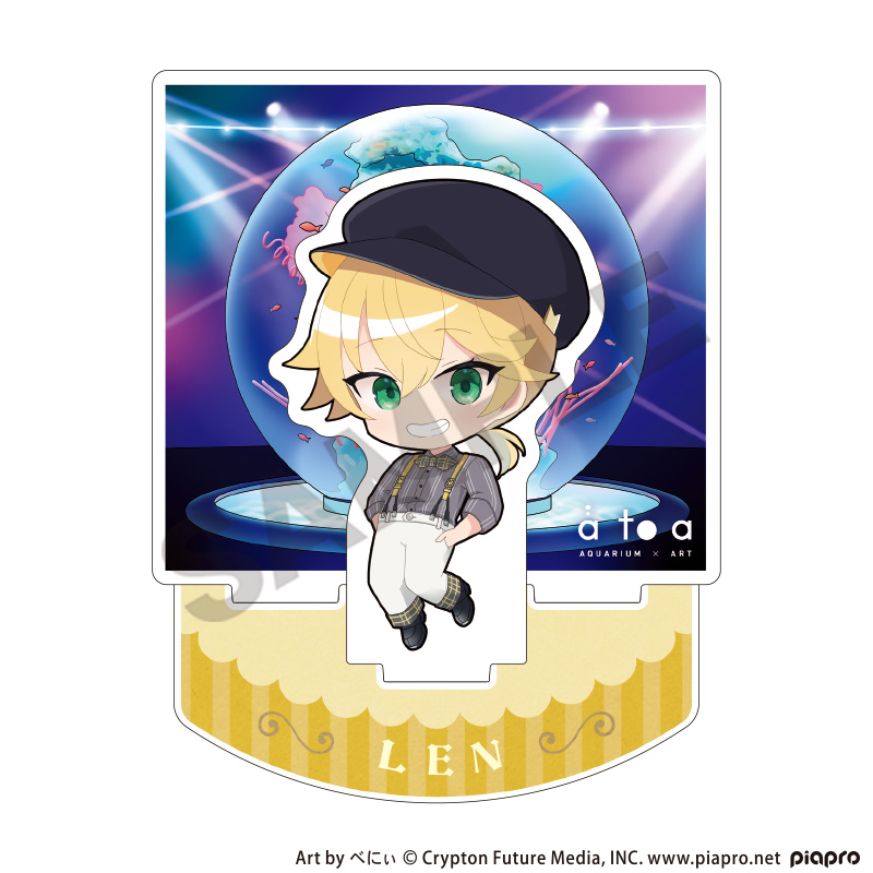 初音ミク_ジオラマアクリルスタンド　鏡音レン　レトロ☆神戸2025　ミニキャラ