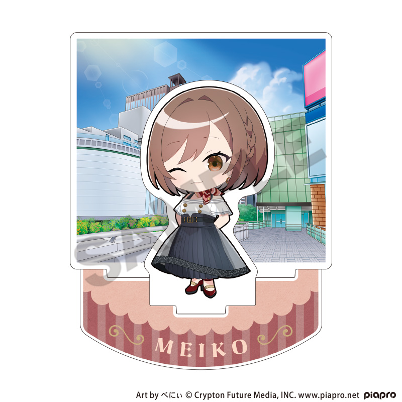 初音ミク_ジオラマアクリルスタンド　MEIKO　レトロ☆神戸2025　ミニキャラ