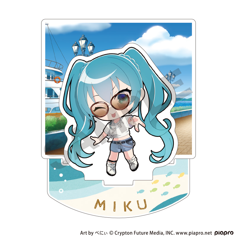 初音ミク_ジオラマアクリルスタンド　初音ミク　マリン☆神戸2025　ミニキャラ