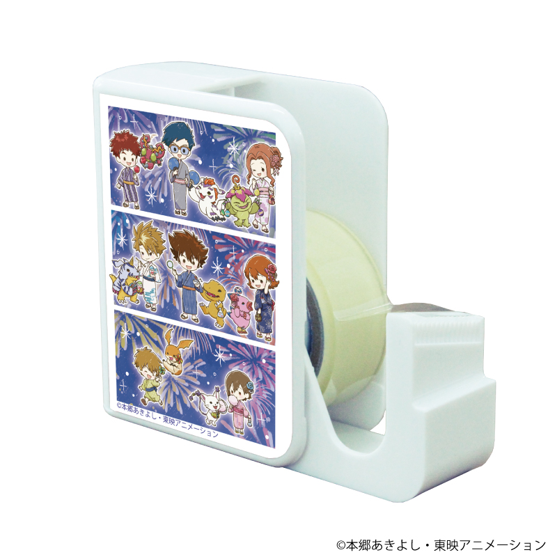デジモンアドベンチャー_キャラテープカッター09/集合デザイン 浴衣ver.(グラフアートイラスト)