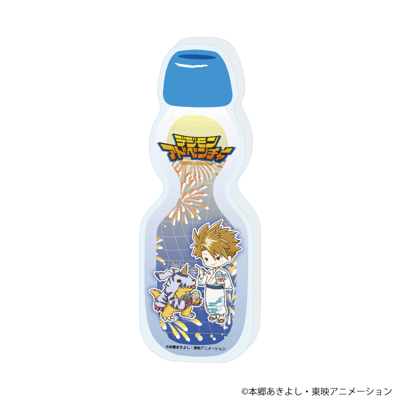 デジモンアドベンチャー_コレクションボトル06/石田ヤマト&ガブモン 浴衣ver.(グラフアートイラスト)