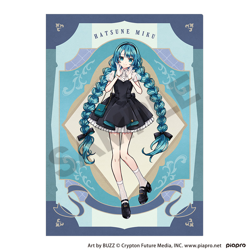 初音ミク_シングルクリアファイル　初音ミク　レトロ☆神戸2025