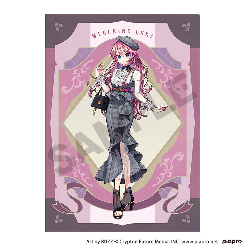 初音ミク_シングルクリアファイル　巡音ルカ　レトロ☆神戸2025