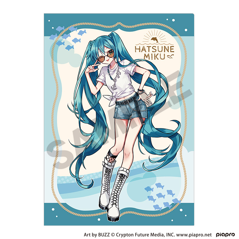 初音ミク_シングルクリアファイル　初音ミク　マリン☆神戸2025