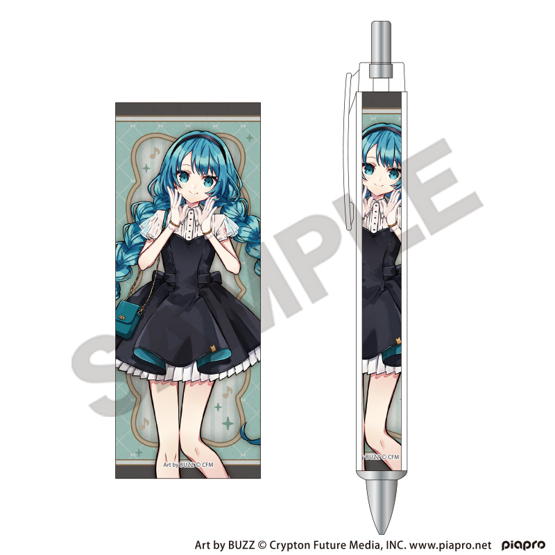 初音ミク_太軸ボールペン　初音ミク　レトロ☆神戸2025