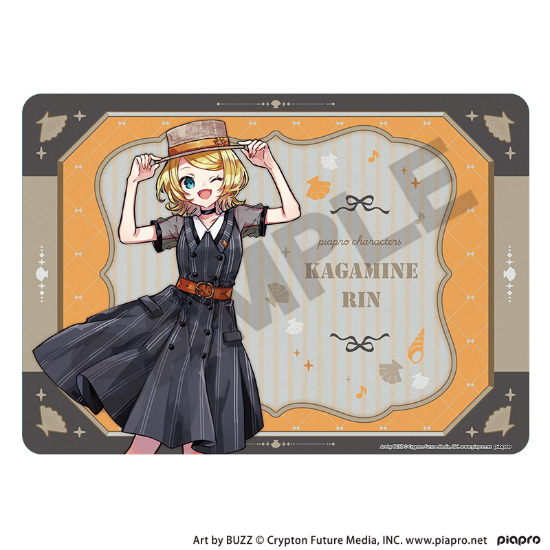 初音ミク_ラバーマット　鏡音リン　レトロ☆神戸2025