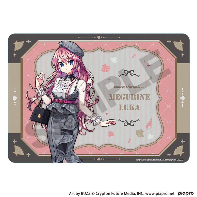 初音ミク_ラバーマット　巡音ルカ　レトロ☆神戸2025