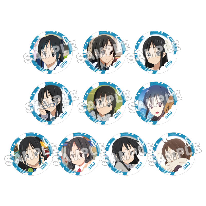 けいおん!_トレーディング缶バッジ/澪　【BOX/10個入り】【コンプリートBOX】