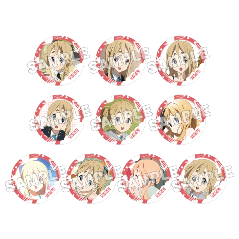 けいおん!_トレーディング缶バッジ/紬　【BOX/10個入り】【コンプリートBOX】