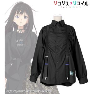 リコリス・リコイル_(サイズ/XL)_meagratiaコラボ 描き下ろし 井ノ上たきな 着用 ロングスリーブシャツユニセックス