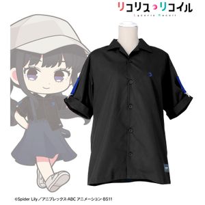 リコリス・リコイル_(サイズ/L)_meagratiaコラボ 描き下ろし 井ノ上たきな 着用 ハーフスリーブシャツユニセックス