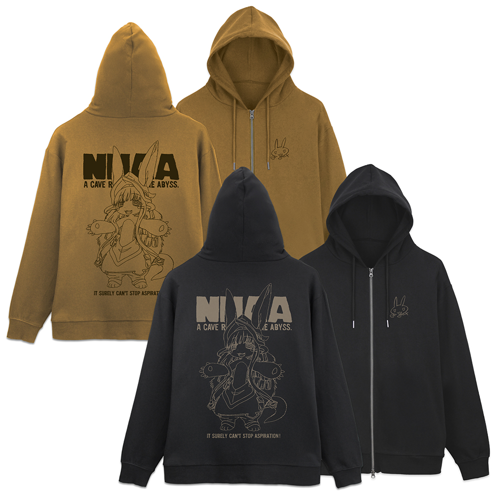 メイドインアビス 烈日の黄金郷_XLサイズ_ナナチ ジップパーカー Ver.3.0/COYOTE