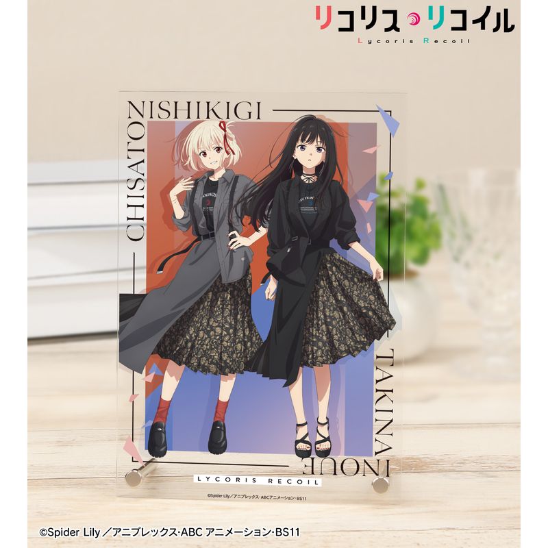 meagratiaコラボ 描き下ろし 錦木千束&井ノ上たきな マルチデスクマット リコリス・リコイル_meagratiaコラボ 描き下ろし 錦木千束&井ノ上たき