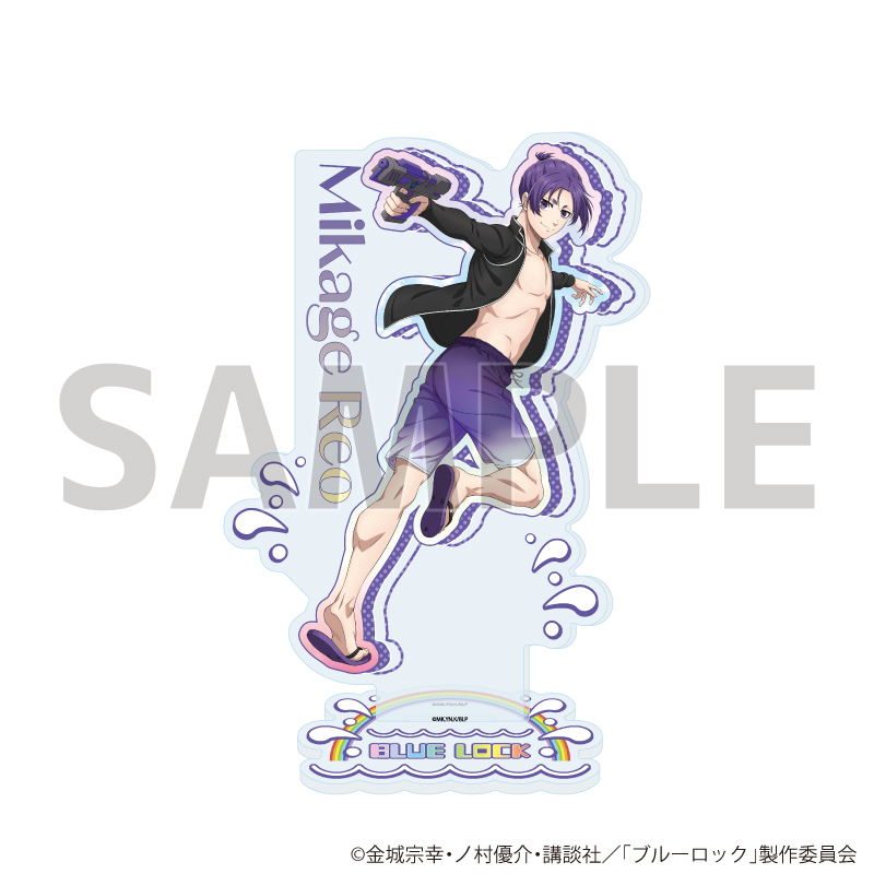 ブルーロック_アクリルスタンド36/御影 玲王 水着ver.(描き下ろしイラスト)