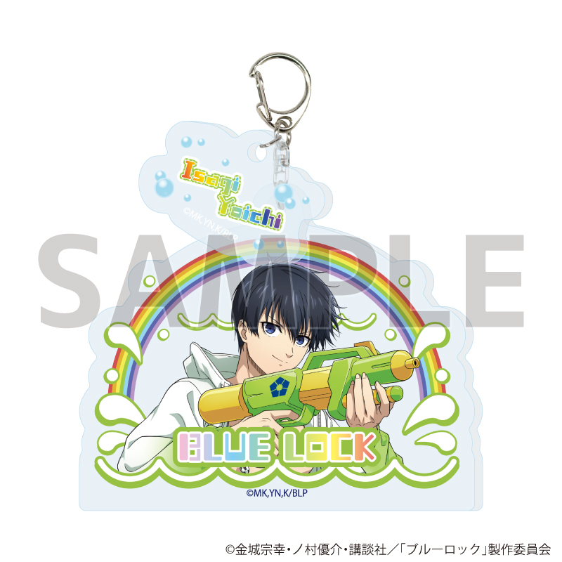 ブルーロック_パーツ付きアクリルキーホルダー35/潔 世一 水着ver.(描き下ろしイラスト)