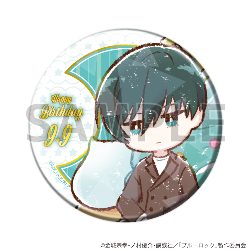 ブルーロック ホログラム 缶バッジ Ver. 才能の原石 糸師 凛 セット ②