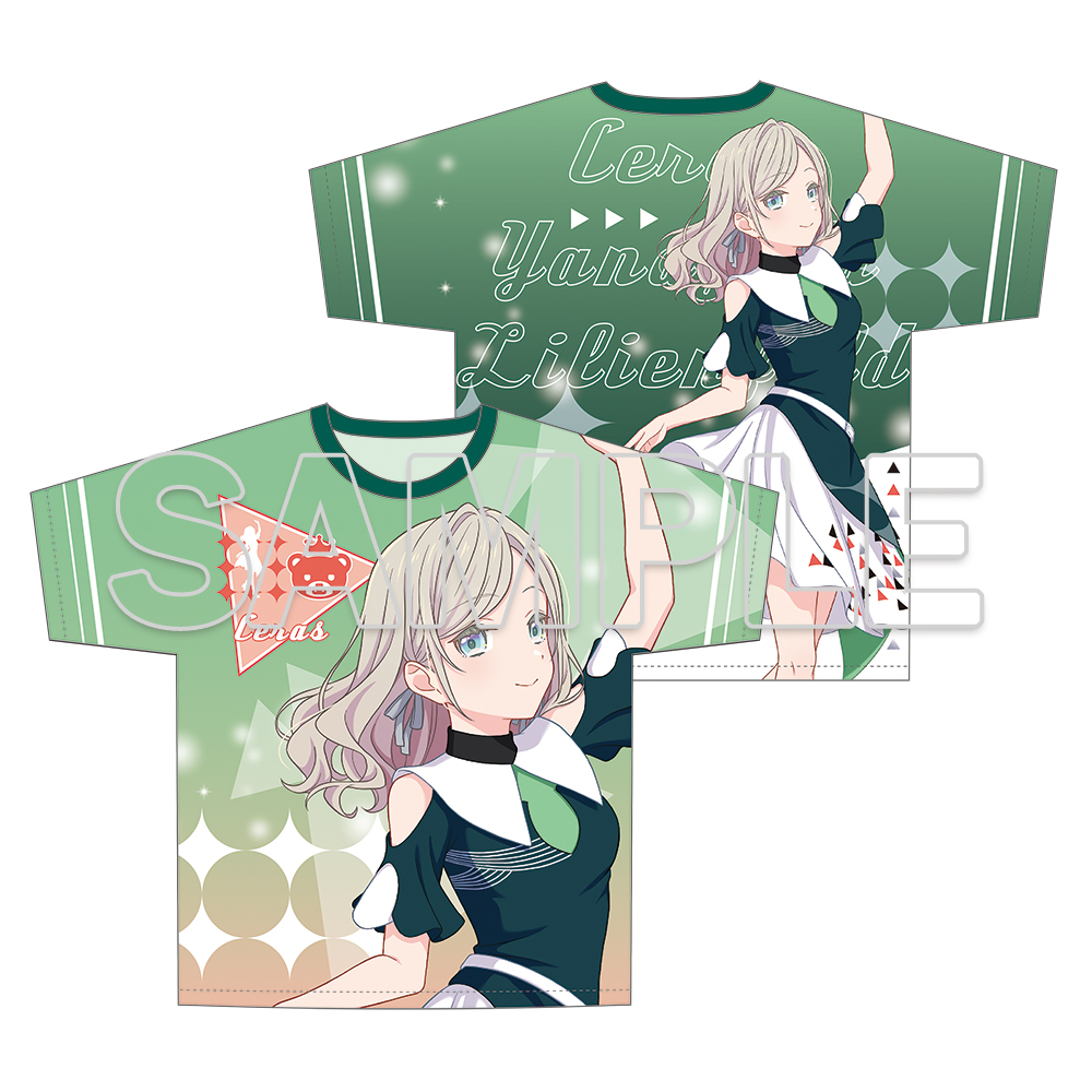 ラブライブ!蓮ノ空女学院スクールアイドルクラブ_フルグラフィックTシャツ Ver.翠鱗舞 セラス柳田リリエンフェルト