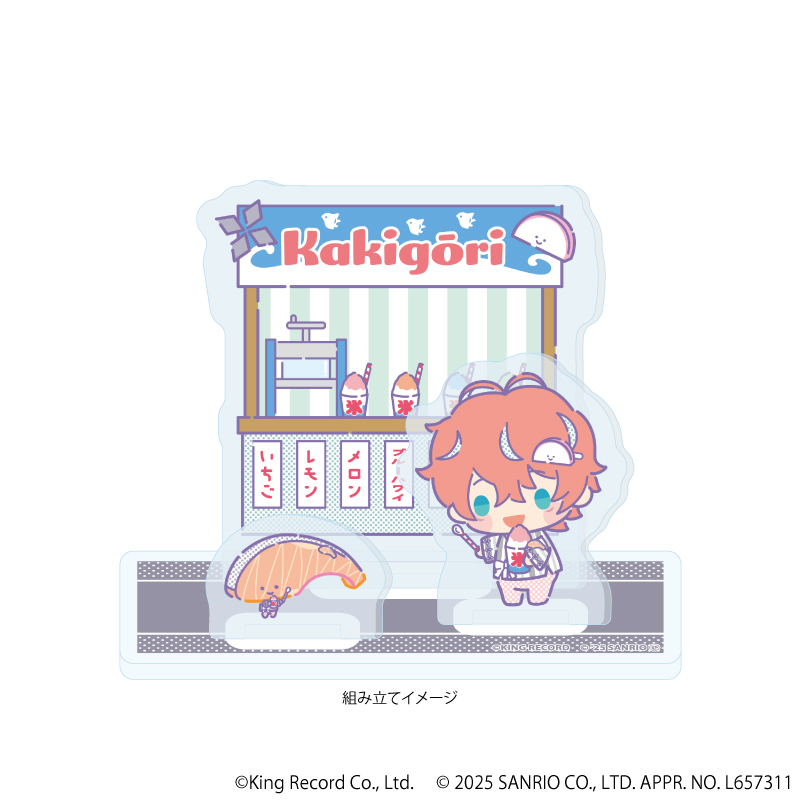 ヒプノシスマイク SANRIO NAKAYOKU EDIT_アクリルスタンドプレート12/観音坂 独歩