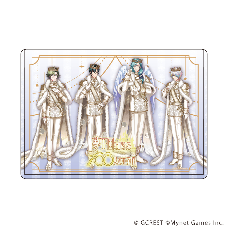 夢王国と眠れる100人の王子様_キャラクリアケース10/集合デザインB(公式イラスト)