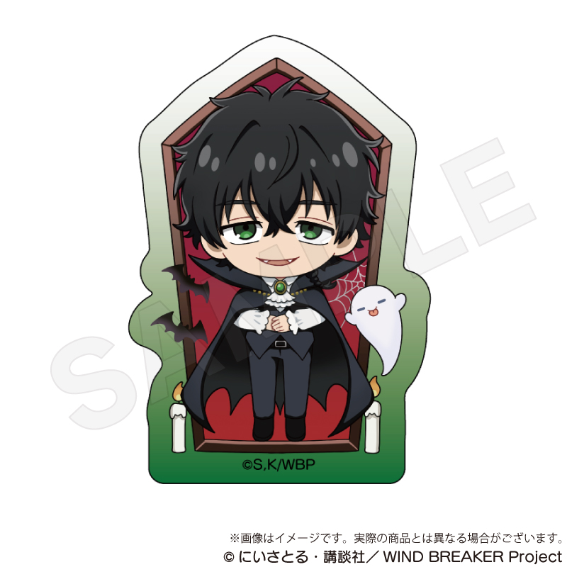 WIND BREAKER_アクリルブロック ブラックハロウィンver. 十亀条