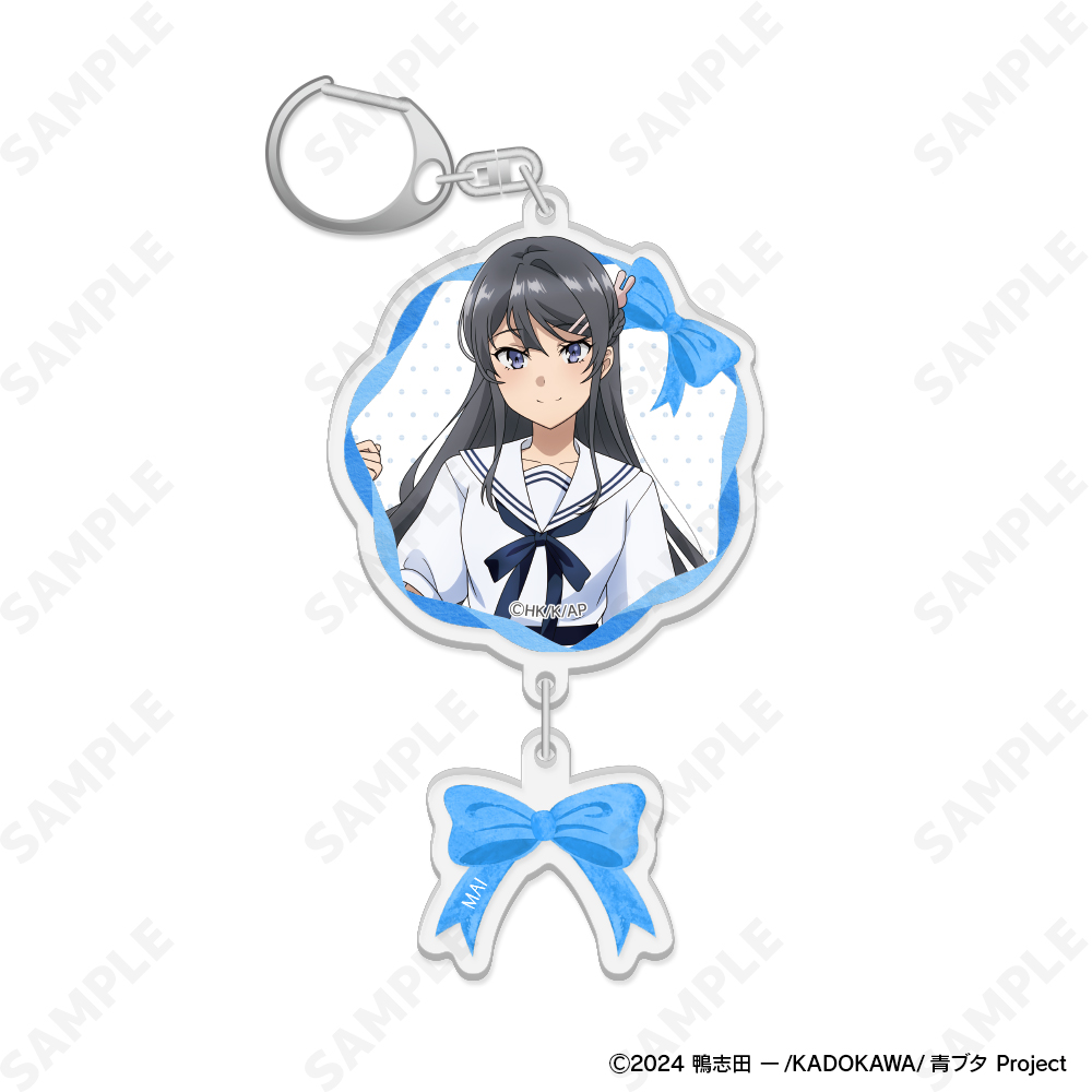 青春ブタ野郎シリーズ_2連アクリルキーホルダー 1 桜島麻衣[セーラーワンピース]