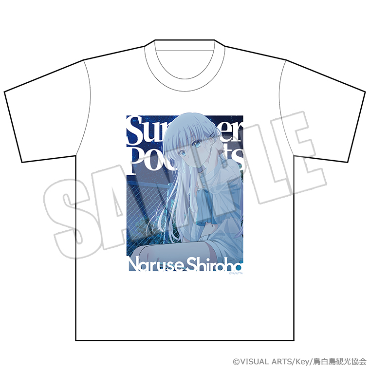 Summer Pockets_Tシャツ 夏灯り、君と過ごす夜 しろは