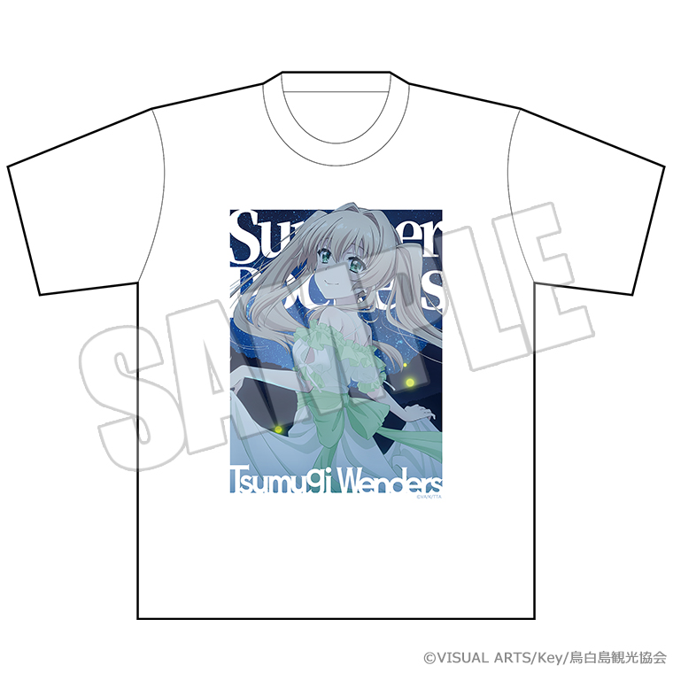 Summer Pockets_Tシャツ 夏灯り、君と過ごす夜 紬