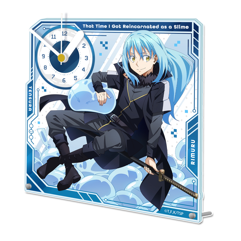 転生したらスライムだった件_アクリル置時計 【リムル】