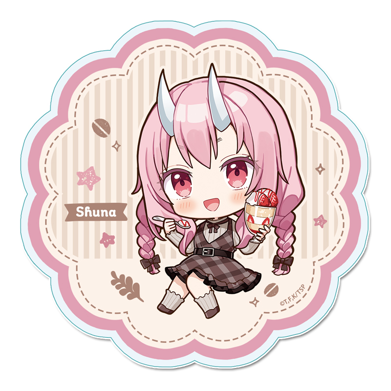 転生したらスライムだった件_ぷちちょこアクリルコースター 【シュナ】カフェごはんver.