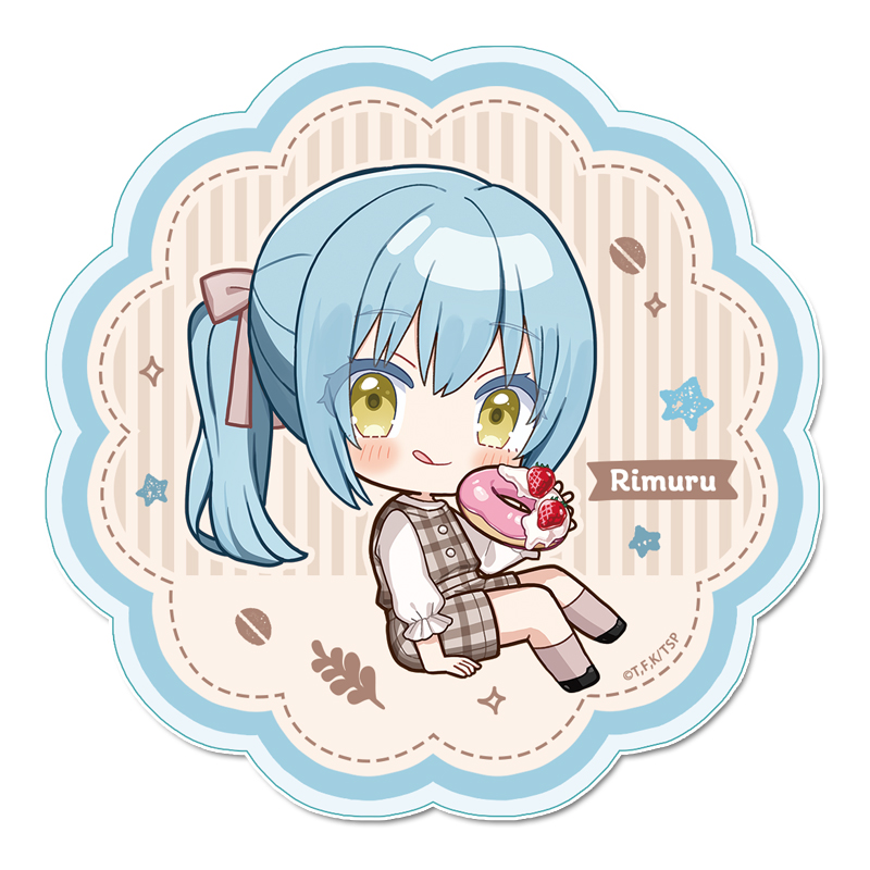 転生したらスライムだった件_ぷちちょこアクリルコースター 【リムル（ドーナツ）】カフェごはんver.