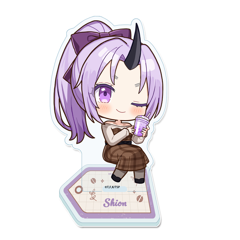 転生したらスライムだった件_ぷちちょこアクリルスタンド 【シオン】カフェごはんver.