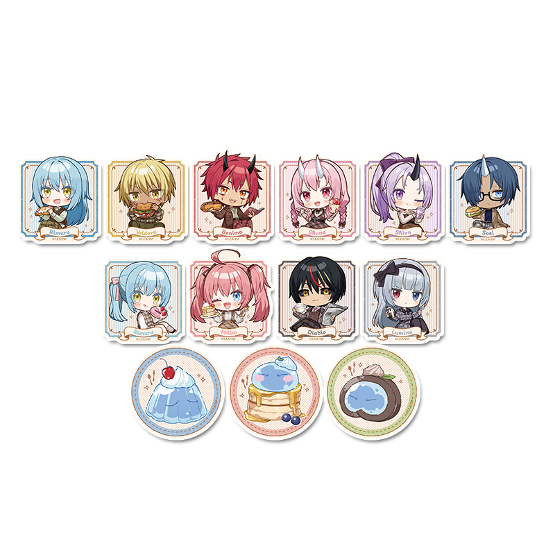 転生したらスライムだった件_ぷちちょこトレーディングクリアステッカー カフェごはんver. 【コンプリートBOX／13個入り】