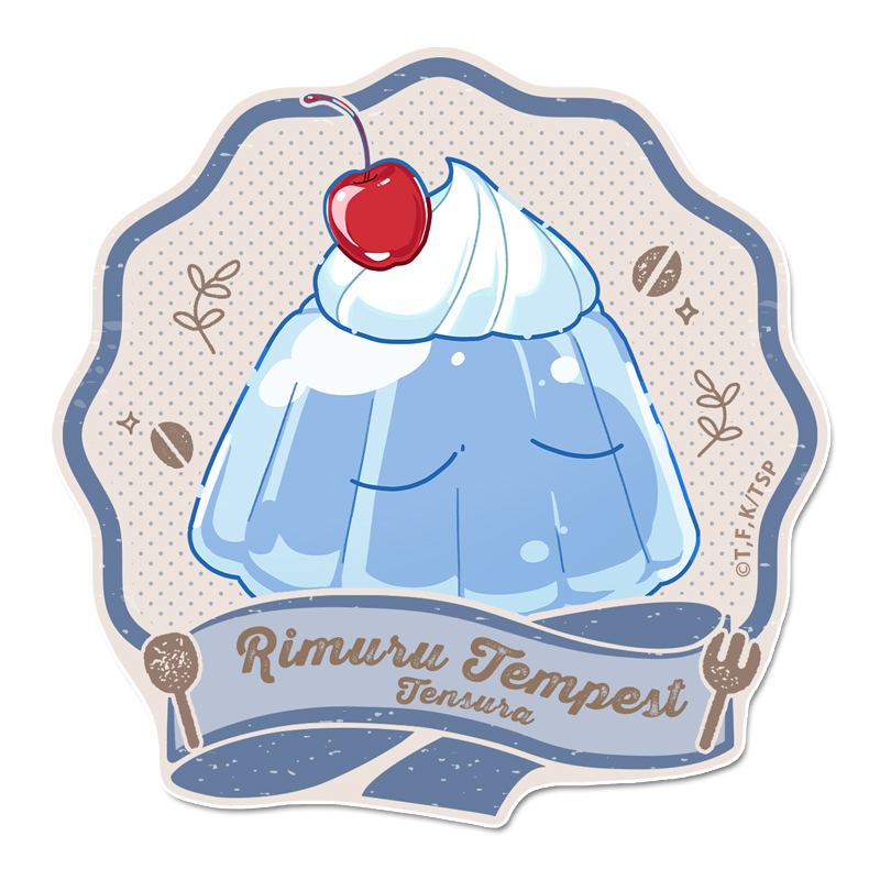 転生したらスライムだった件_ぷちちょこマグネットステッカー 【ゼリーリムル】 カフェごはんver.