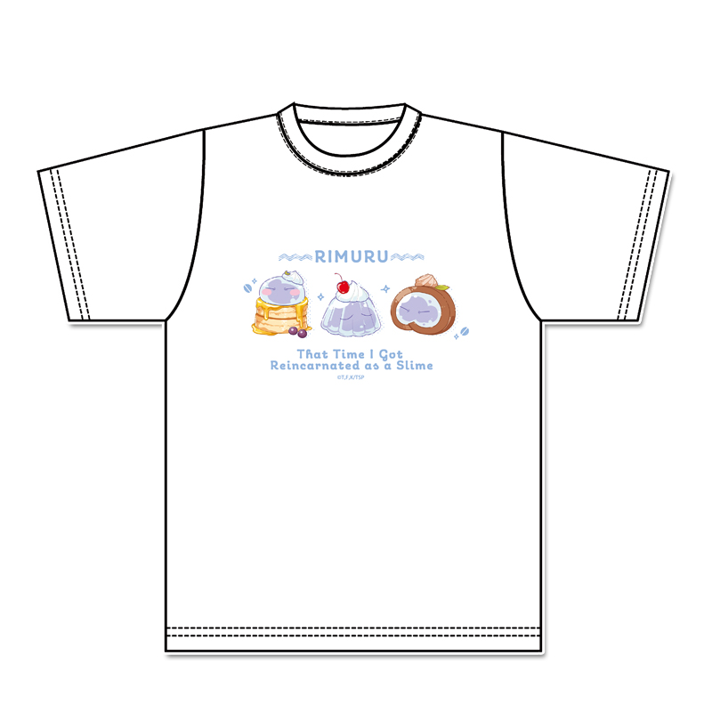 転生したらスライムだった件_ぷちちょこグラフィックTシャツ カフェごはんver.