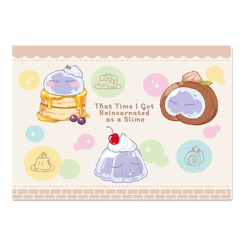 転生したらスライムだった件_ぷちちょこブランケット カフェごはんver.