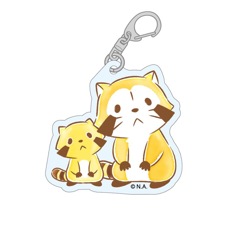 ラスカル_秋ver. アクリルキーホルダー E | あらいぐまラスカル公式