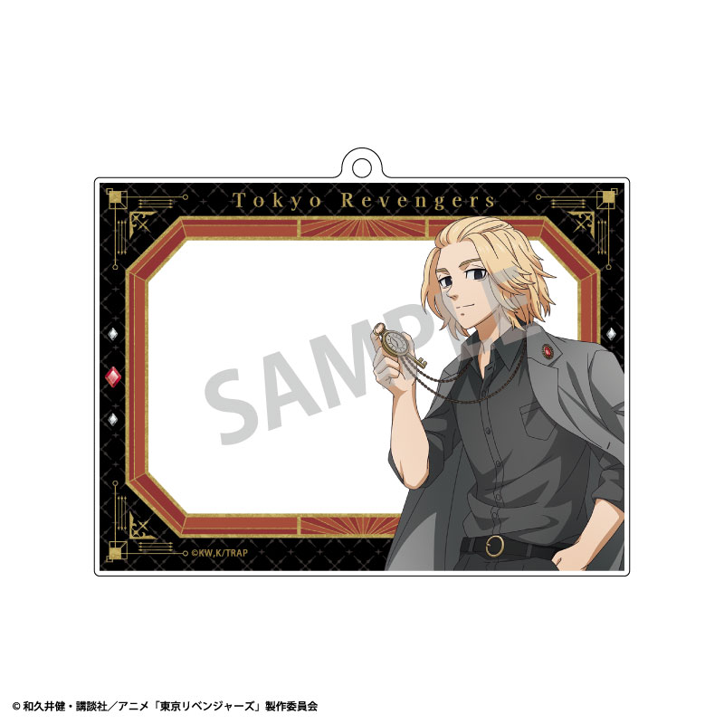 東京リベンジャーズ_フォトフレームアクリルキーホルダー　佐野 万次郎　モノトーンコーデ×時計