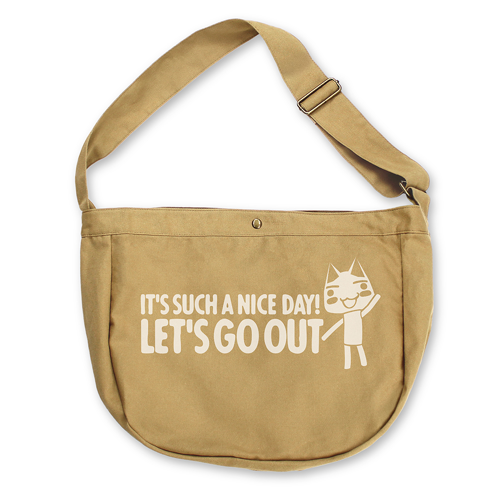 どこでもいっしょ_トロとおでかけ ニュースペーパーバッグ/SAND KHAKI