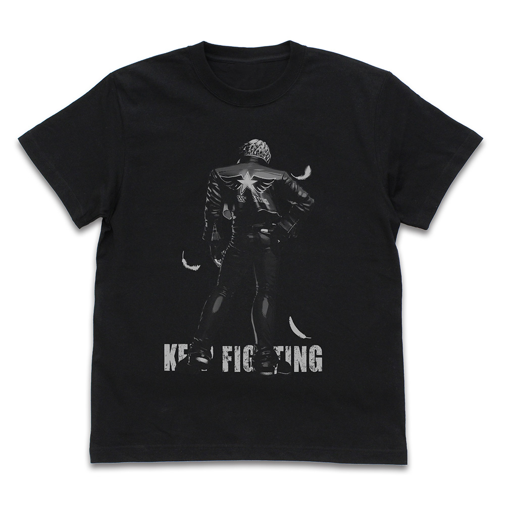 餓狼伝説 City of the Wolves_サイズS_ロックの背中 Tシャツ/BLACK