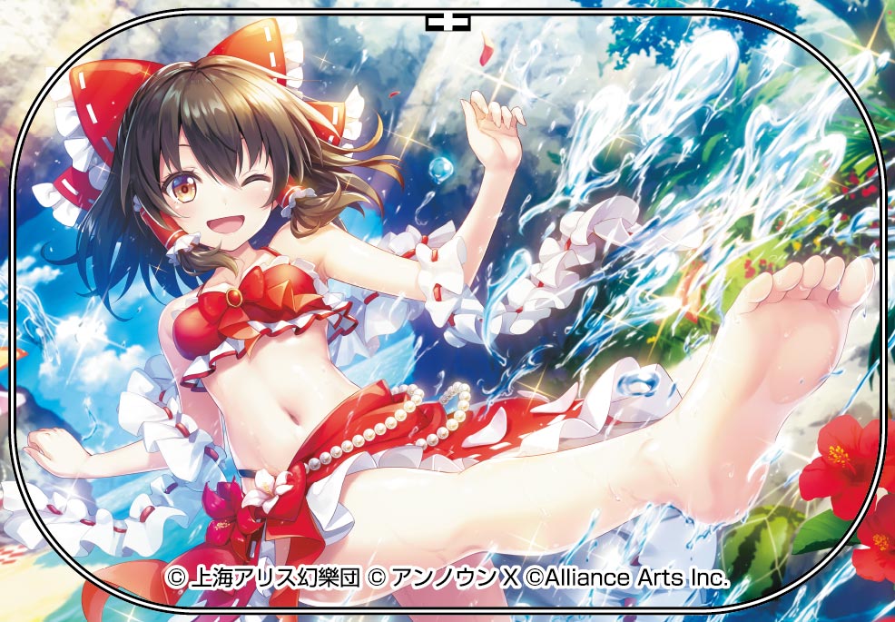 東方ダンマクカグラ ファンタジア・ロスト_博麗 霊夢「少女の夏の一日に」 缶バッジ