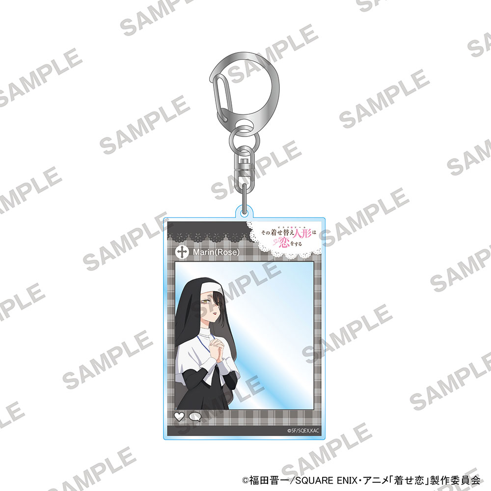 その着せ替え人形は恋をする_SNS風アクリルキーホルダー 喜多川海夢(ロゼ)