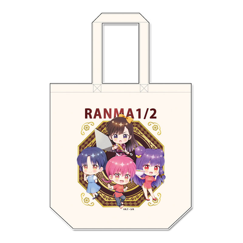 らんま1/2_ぷちちょこキャンバストートバッグ【らんま&あかね&シャンプー&右京】