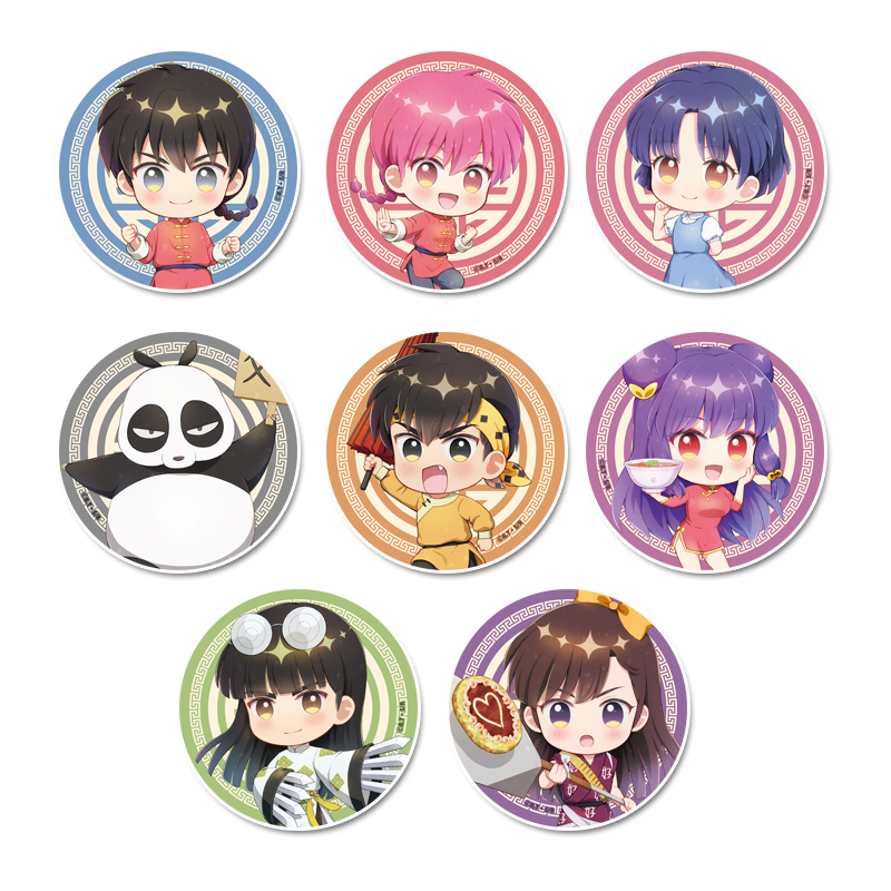 らんま1/2_ぷちちょこトレーディング缶バッジ【BOX／8個入り】