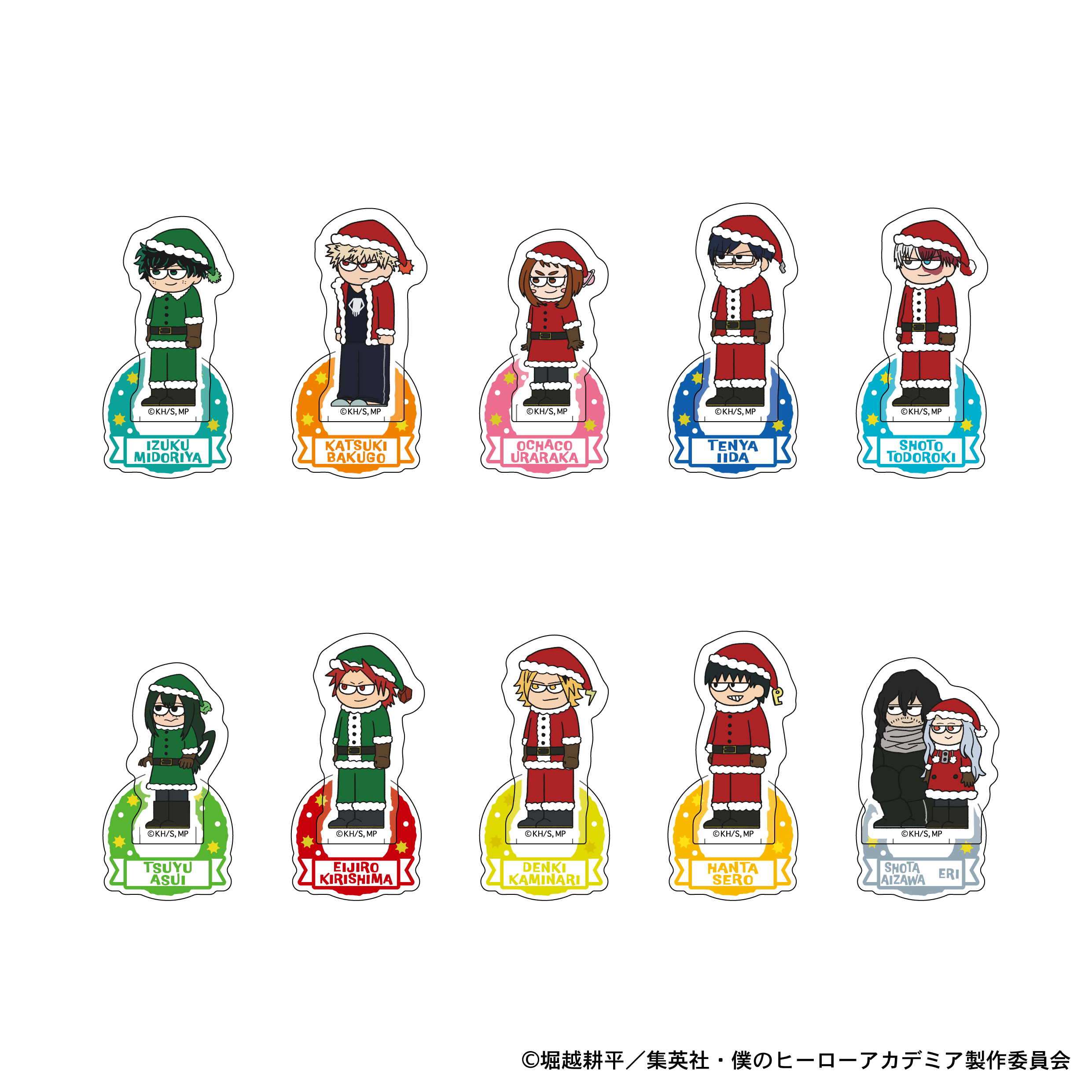僕のヒーローアカデミア_ジロリトレーディングミニアクリルスタンド-クリスマスver-【BOX／10個入り】