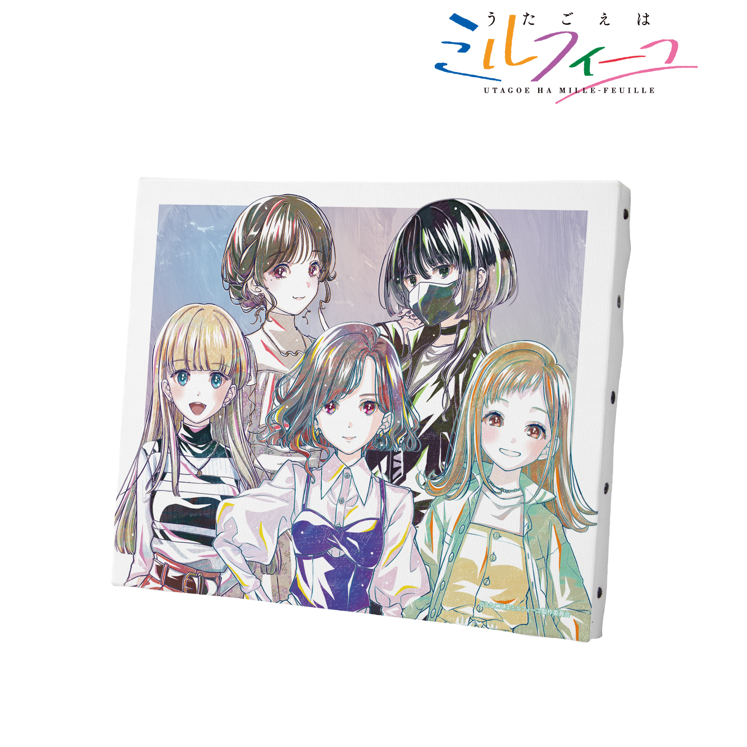 うたごえはミルフィーユ_Parabola Ani-Art キャンバスボード